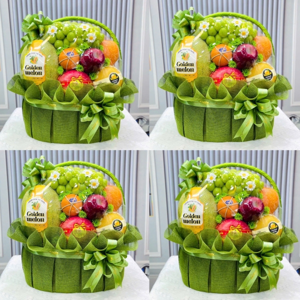 lẵng trái cây làm quà Điện Biên
